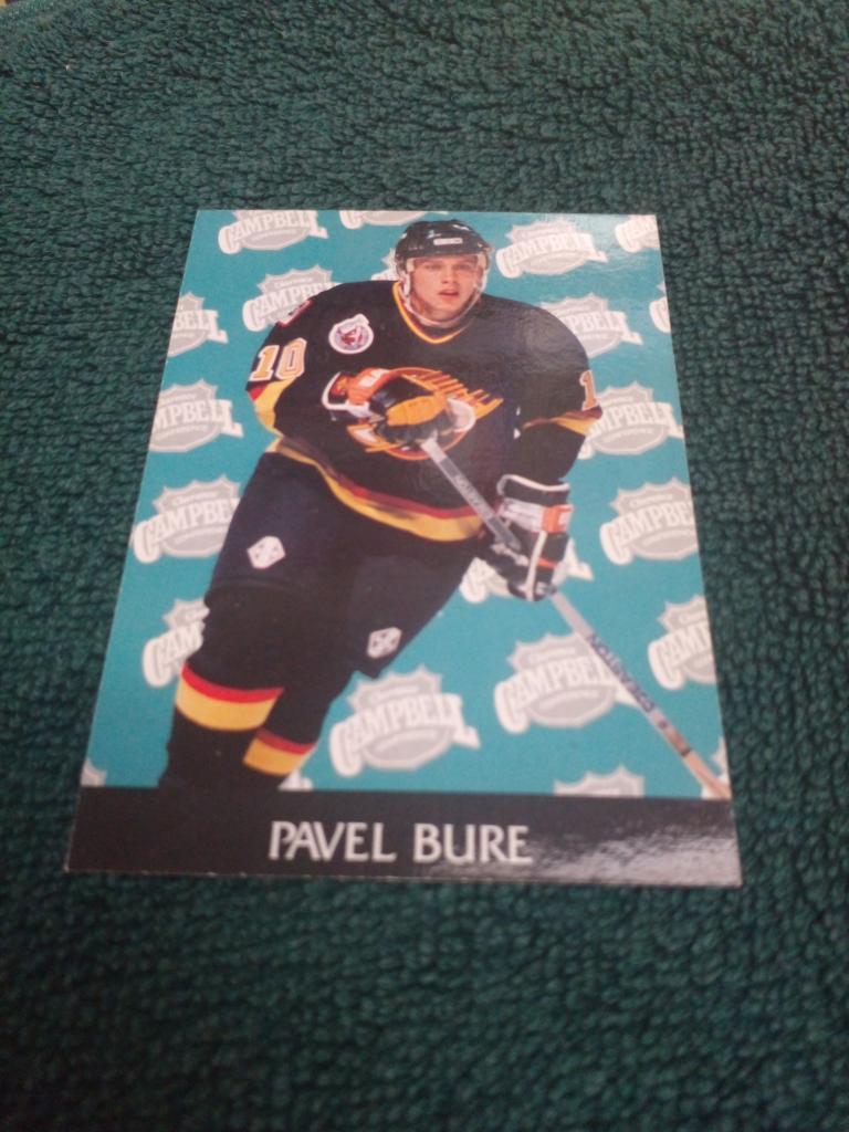 Карточка Хоккей Павел Буре Ванкувер Канакс (игроки СССР в НХЛ)