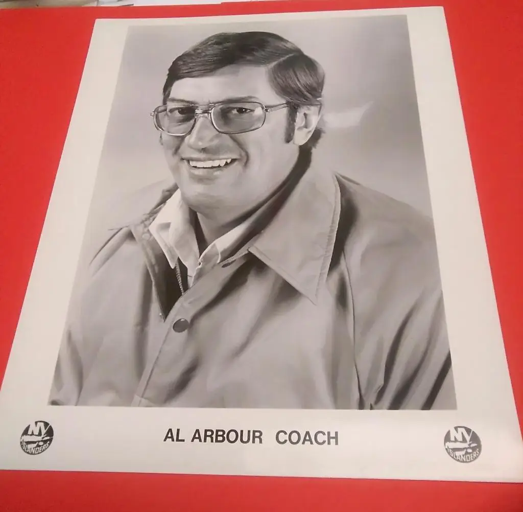 НХЛ Пресс Фото Al Arbour Нью-Йорк Айлендерз