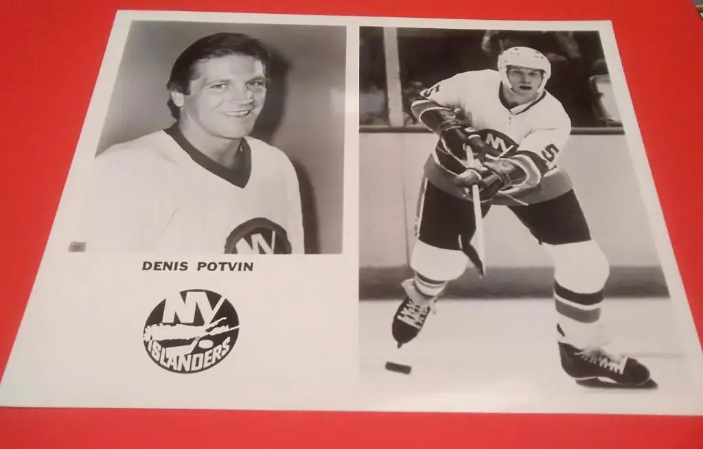НХЛ Пресс Фото Denis Potvin Нью-Йорк Айлендерз
