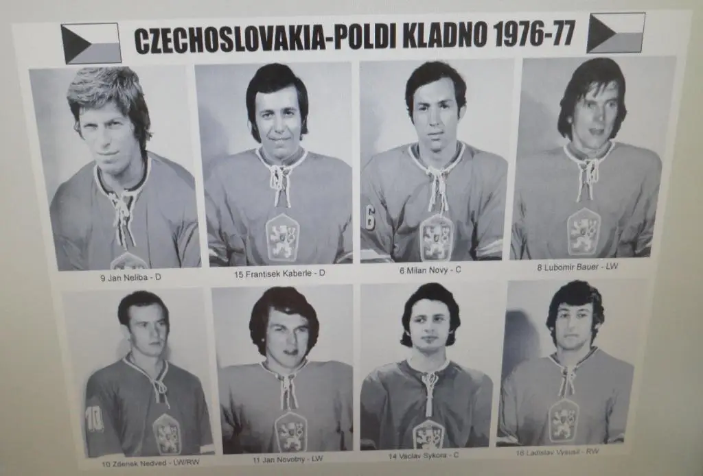 Хоккей Сборная ЧССР vs клубы ВХА (Канады, США) 1976-77. Лот из 6 фото 1