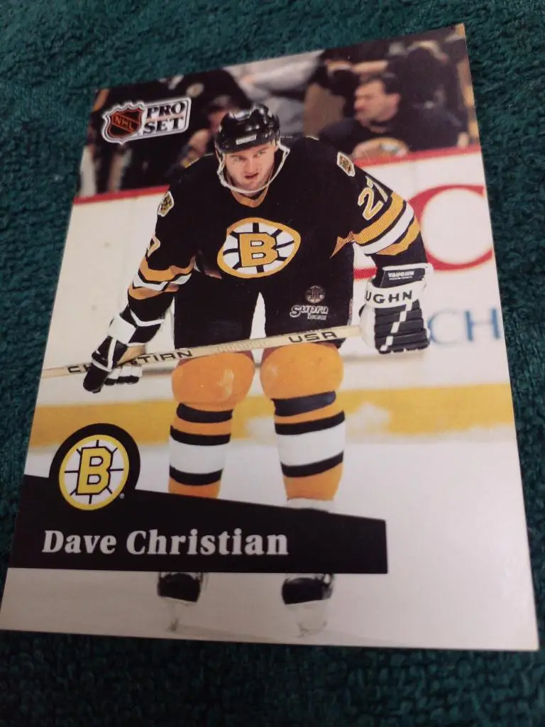 Карточка Dave Christian Бостон Брюинз НХЛ Хоккей