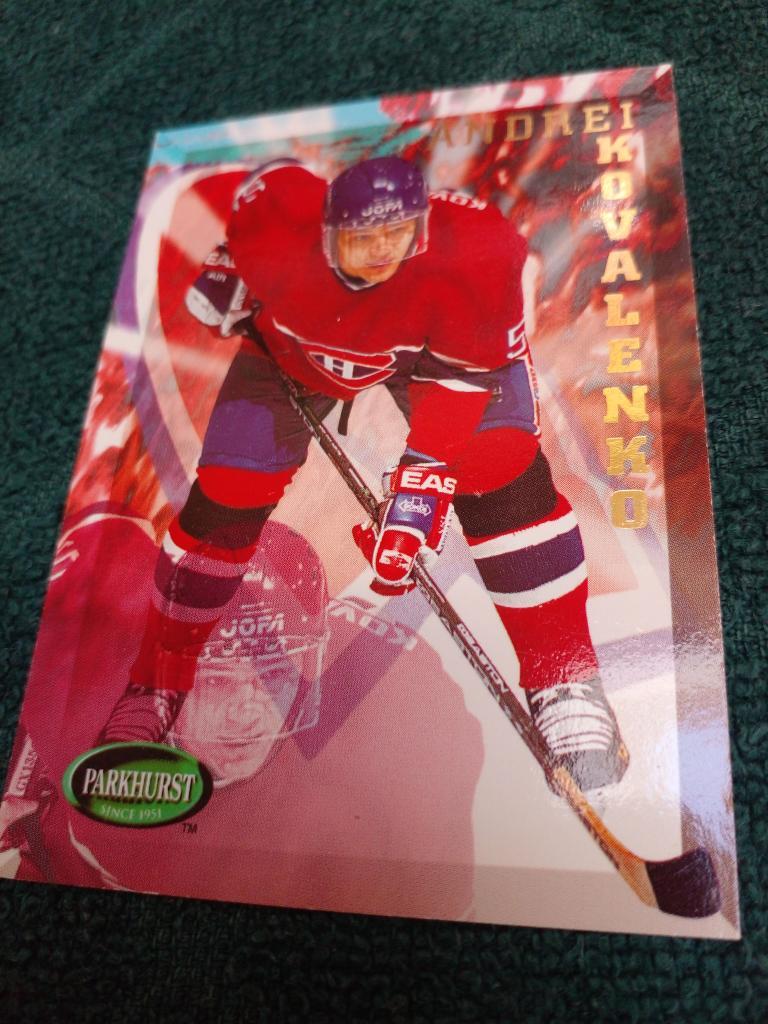 Карточка Хоккей Андрей Коваленко Монреаль Канадиенз (игроки СССР в НХЛ).