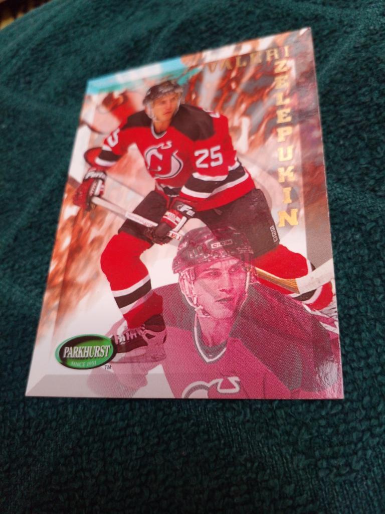 Карточка Хоккей Валерий Зелепукин Нью-Джерси Девилс (игроки СССР в НХЛ)