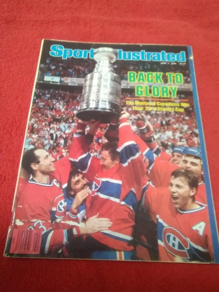 Журнал Sport Illustrated 1986 Хоккей НХЛ Монреаль Канадиенз