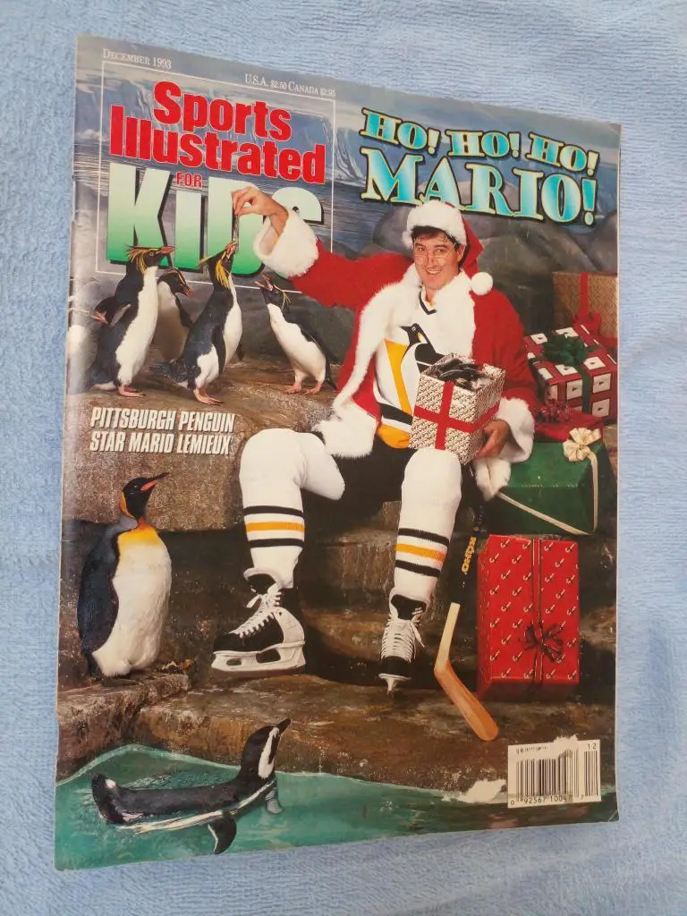 Журнал Sport Illustrated 1993 Хоккей НХЛ Марио Лемье