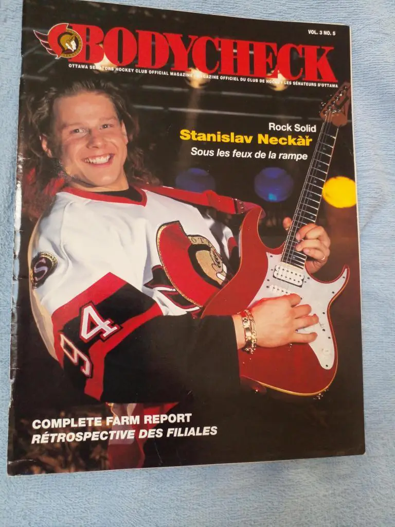 Журнал Хоккей НХЛ Программа Оттава Сенаторс 1995.