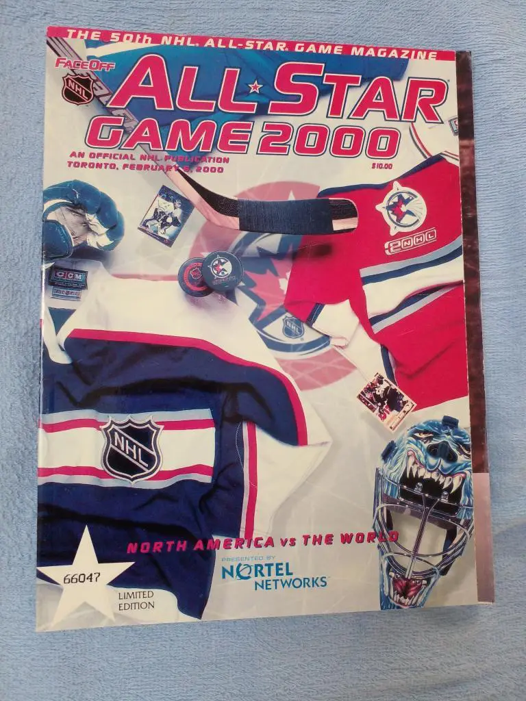 Журнал - Программа All-Star Game 2000 Хоккей НХЛ