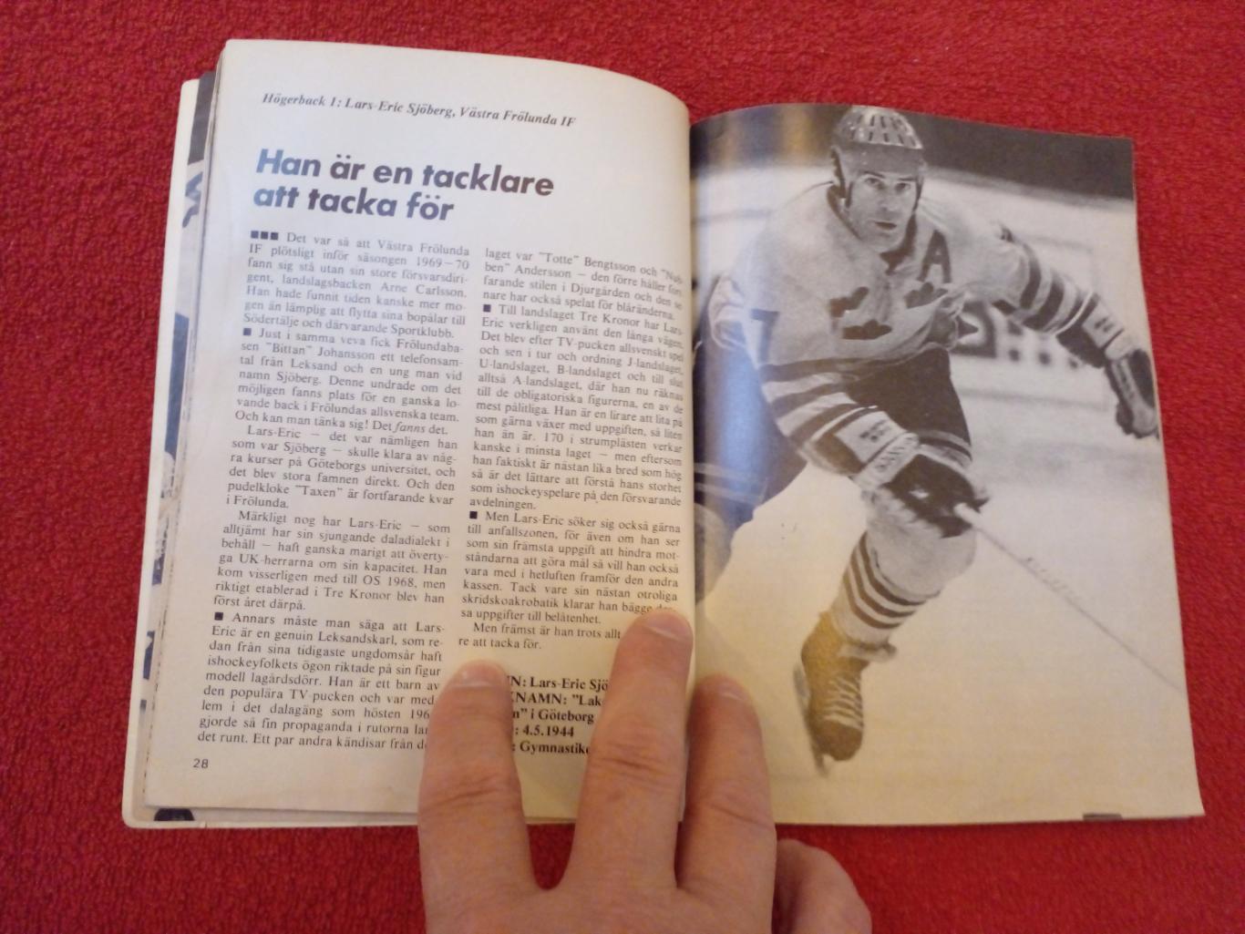 Шведское хоккейное издание ISHOCKEY I DAG 1972-73 1