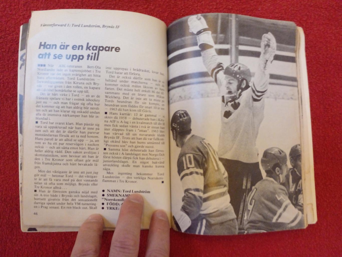 Шведское хоккейное издание ISHOCKEY I DAG 1972-73 5