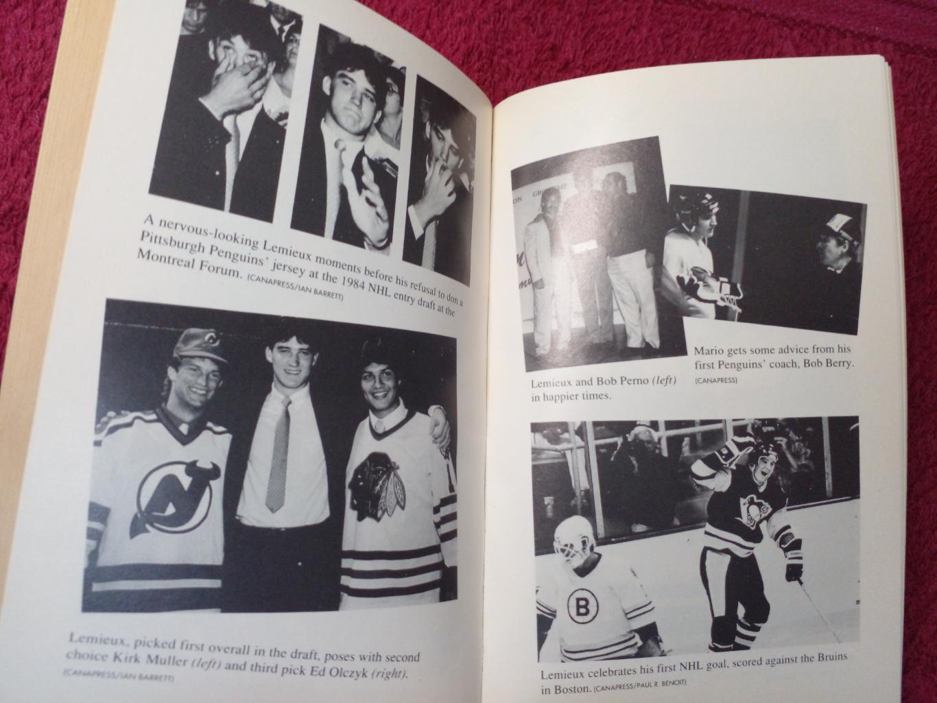 Книга Хоккей НХЛ MARIO Канада, США (Марио Лемье - Питтсбург Пингвинз) 2