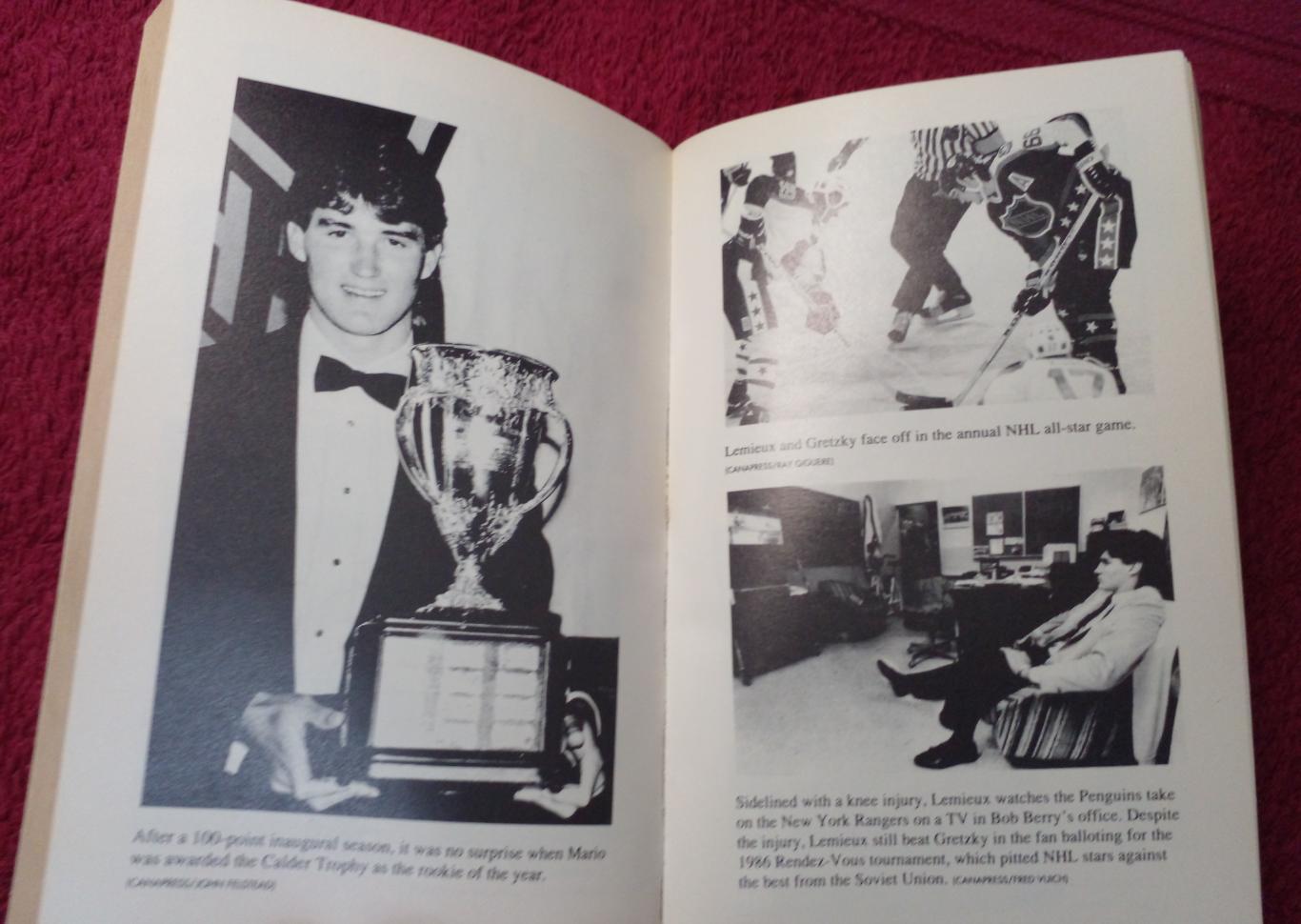 Книга Хоккей НХЛ MARIO Канада, США (Марио Лемье - Питтсбург Пингвинз) 3