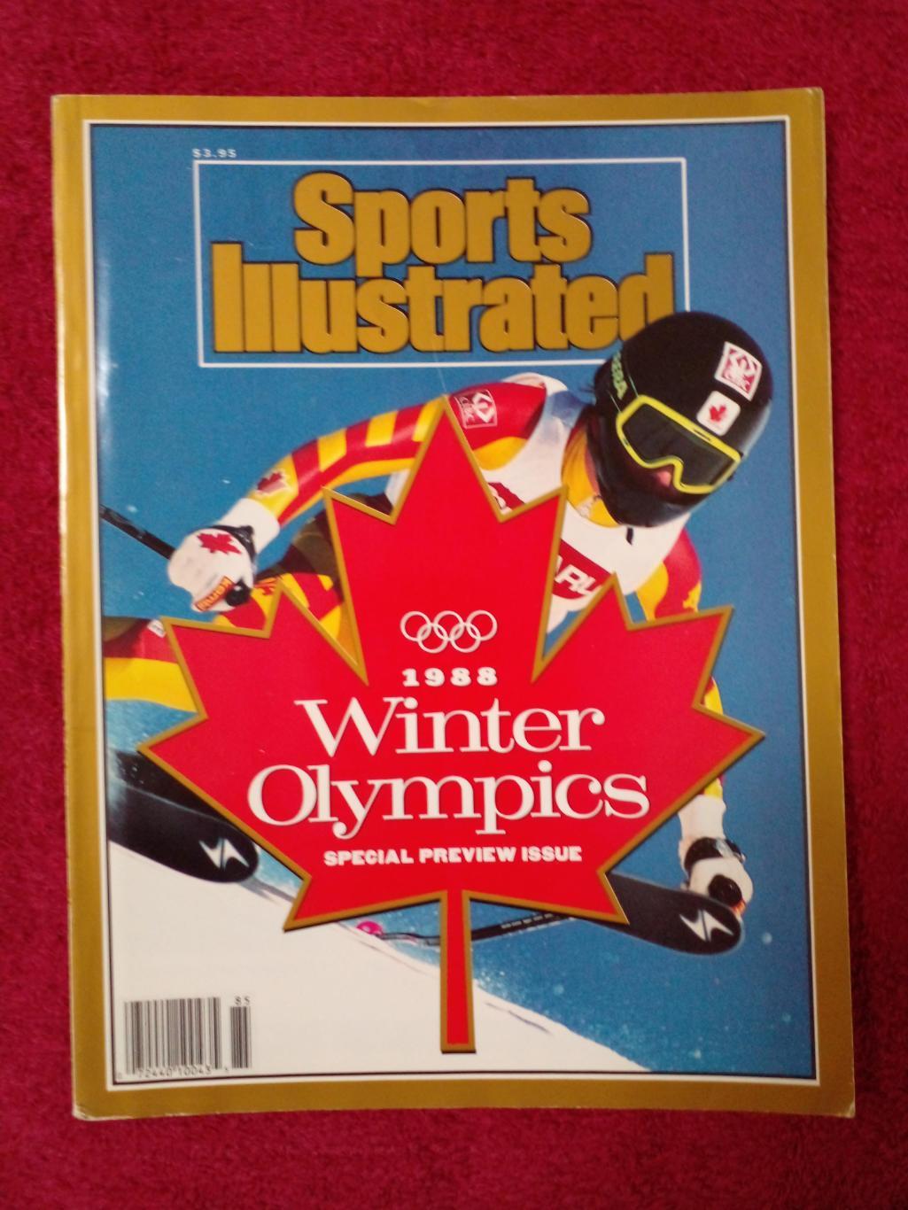 Спецвыпуск SPORTS ILLUSTRATED 1988 Зимние Олимпийские Игры СССР Канада  хоккей