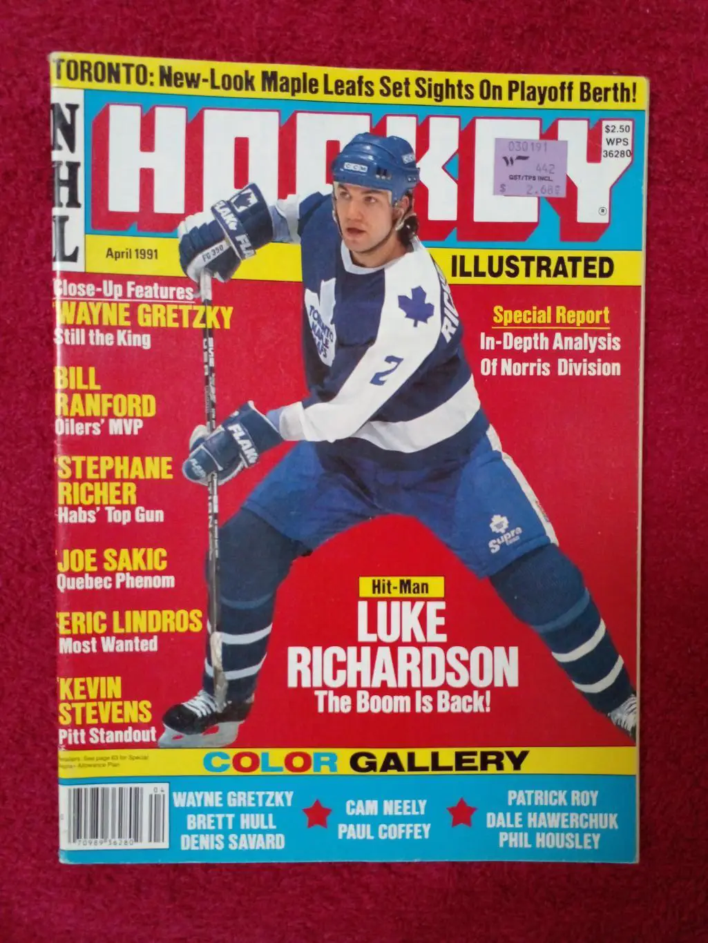 Журнал HOCKEY ILLUSTRATED 1991 Хоккей НХЛ