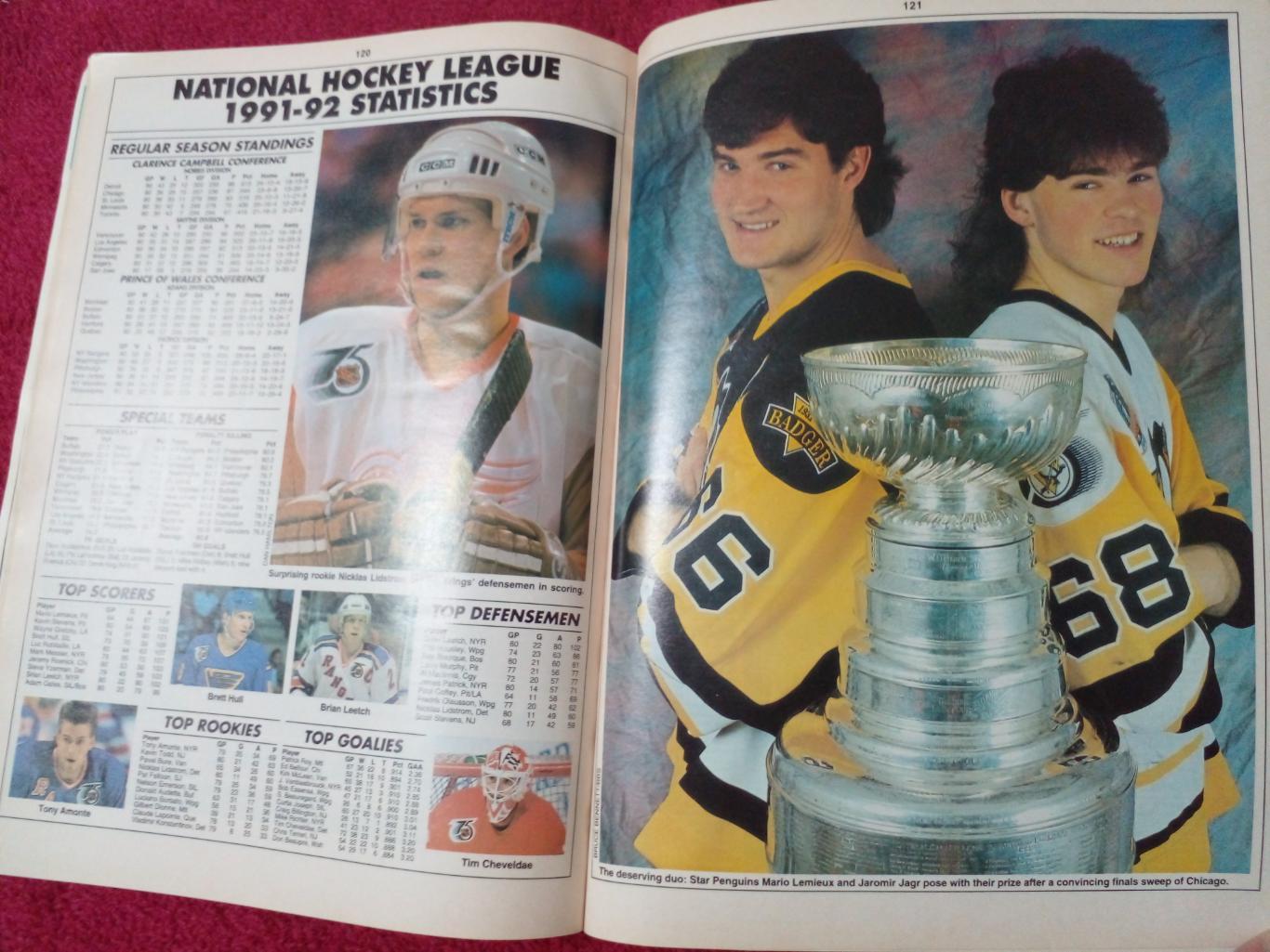 Спецвыпуск Журнал-справочник INSIDE HOCKEY YEARBOOK'93 Хоккей НХЛ 7