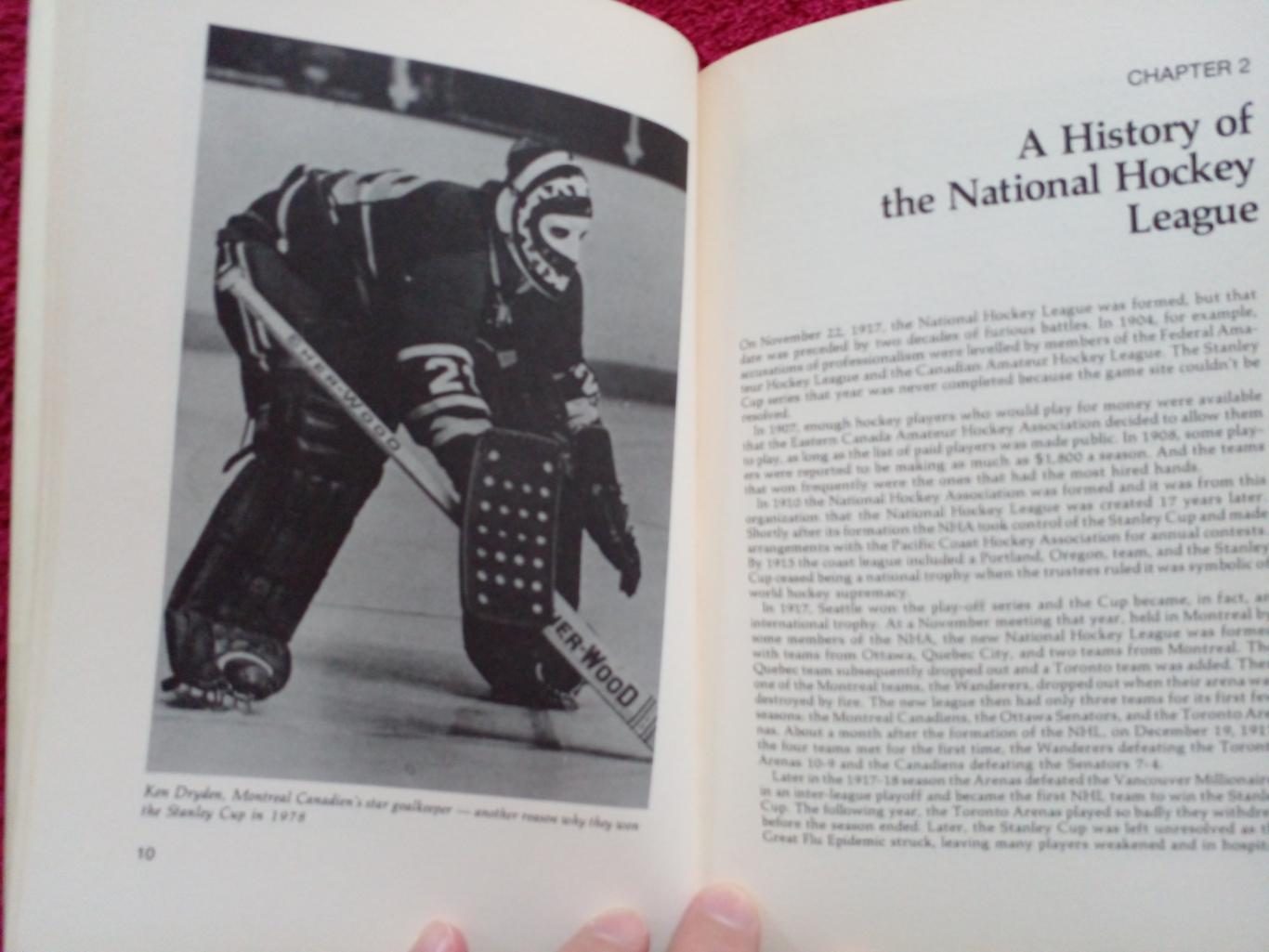 Книга Хоккей НХЛ 70-х THE NEW PRO HOCKEY ALMANAC Канада, США 2