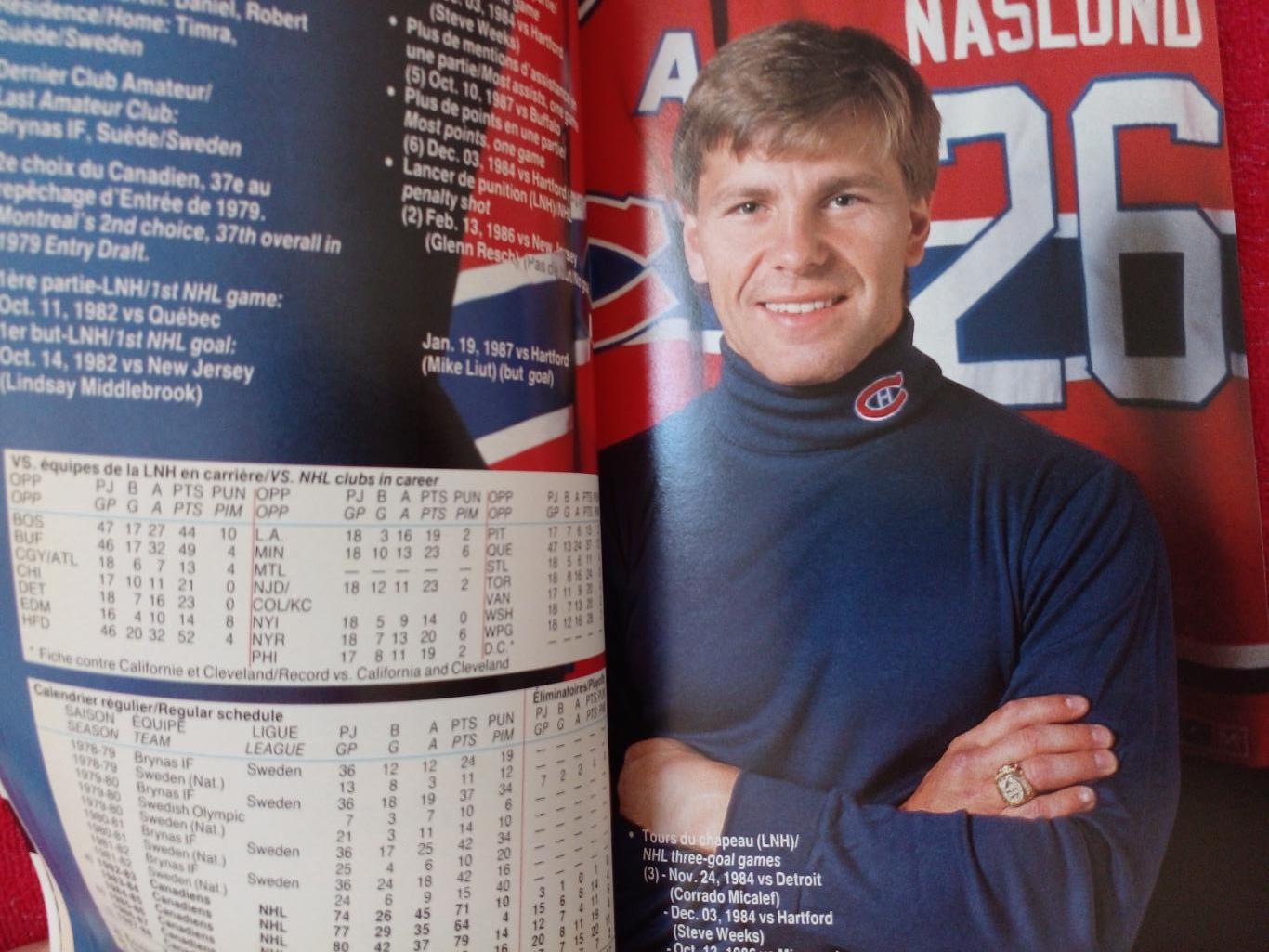 Клубный справочник Монреаль Канадиенз 1988-89 Хоккей НХЛ Канада, США 3