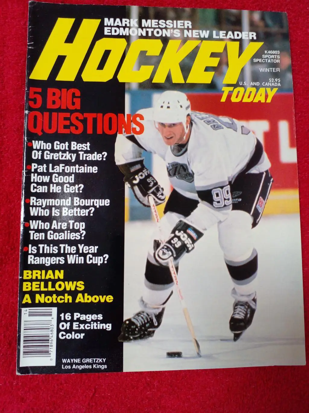 Журнал HOCKEY TODAY 1993 Хоккей НХЛ Уэйн Гретцки