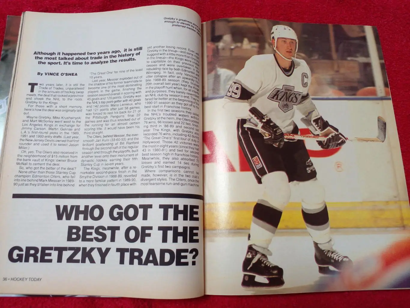 Журнал HOCKEY TODAY 1993 Хоккей НХЛ Уэйн Гретцки 1