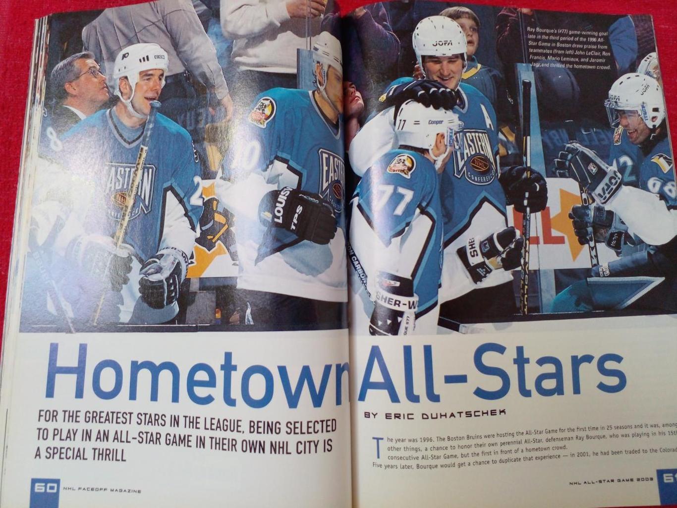 Журнал - Программа All-Star Game 2003 Хоккей НХЛ 3