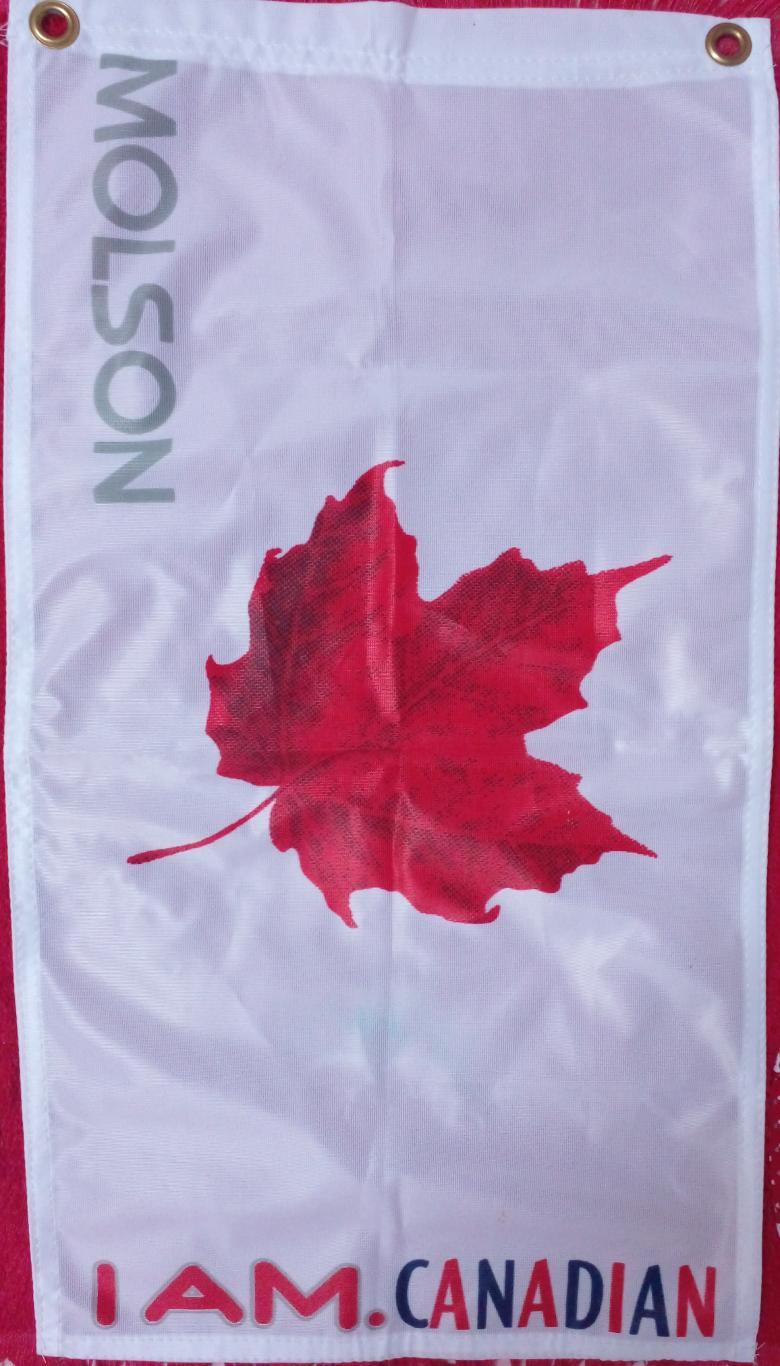 Баннер НХЛ МОЛСОН великий спонсор Монреаль Канадиенз Канада, США хоккей