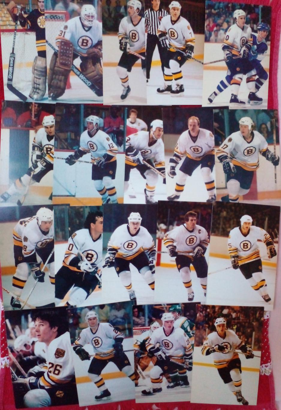 Спецнабор Открыток Хоккей НХЛ Бостон Брюинз 1984-85. 19 шт.