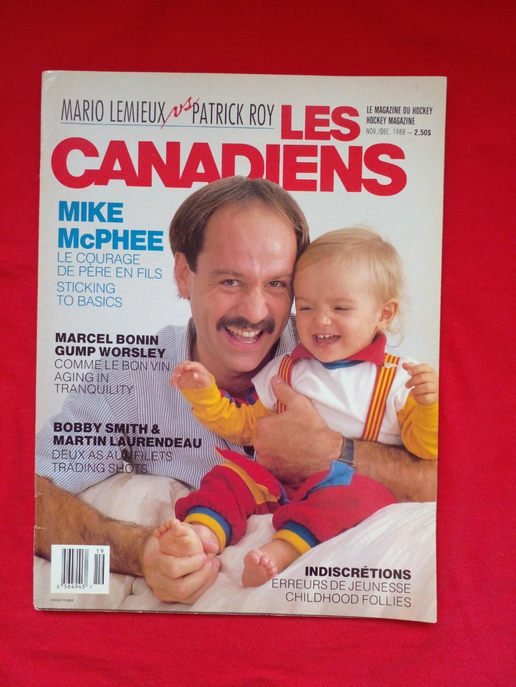 Журнал LES CANADIENS Хоккей НХЛ Монреаль Канадиенз 1988-89 P.Roy, M.Lemieux