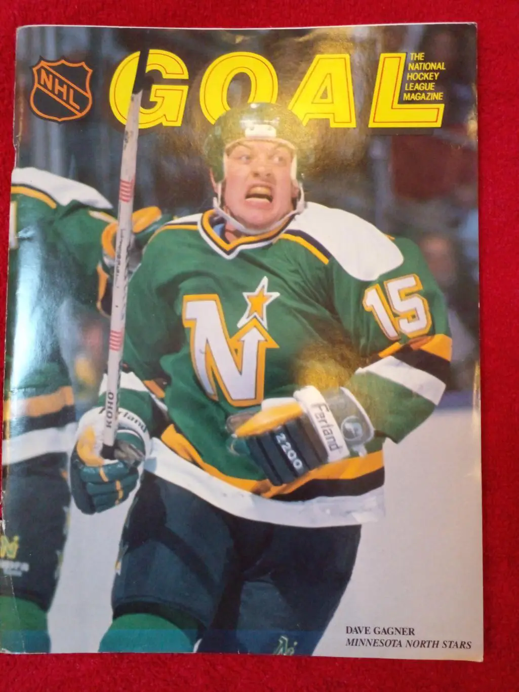 Журнал GOAL Хоккей НХЛ Программа Буффало Сэйбрз vs Миннесота Норт Старз 1989-90