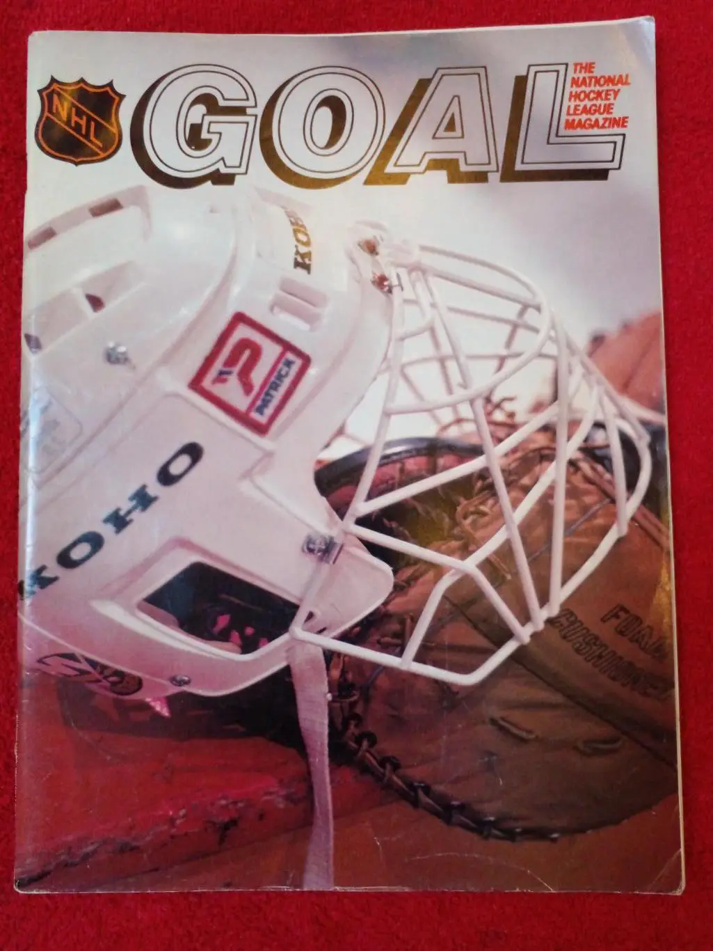 Журнал GOAL Хоккей НХЛ Программа Лос-Анджелес Кингз vs Калгари Флэймз 1984-85
