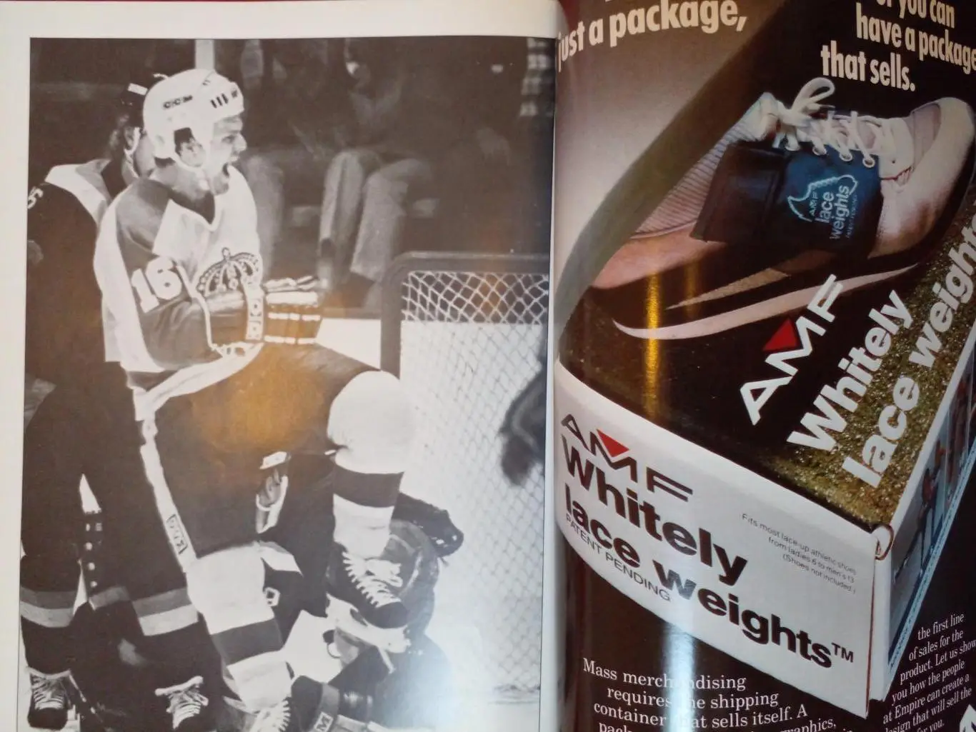 Журнал GOAL Хоккей НХЛ Программа Лос-Анджелес Кингз vs Калгари Флэймз 1984-85 3