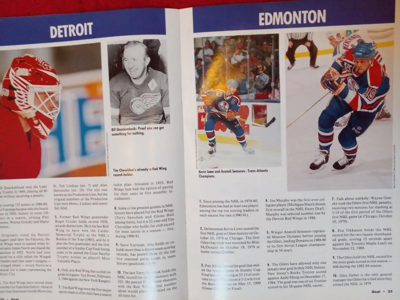 Журнал GOAL Хоккей НХЛ 1991 Бретт Халл 4