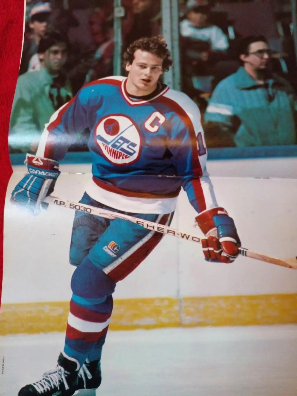 Журнал GOAL Хоккей НХЛ 1985-86 Суперсерия, СССР Хоккей, постер Дэйл Хаверчук 4