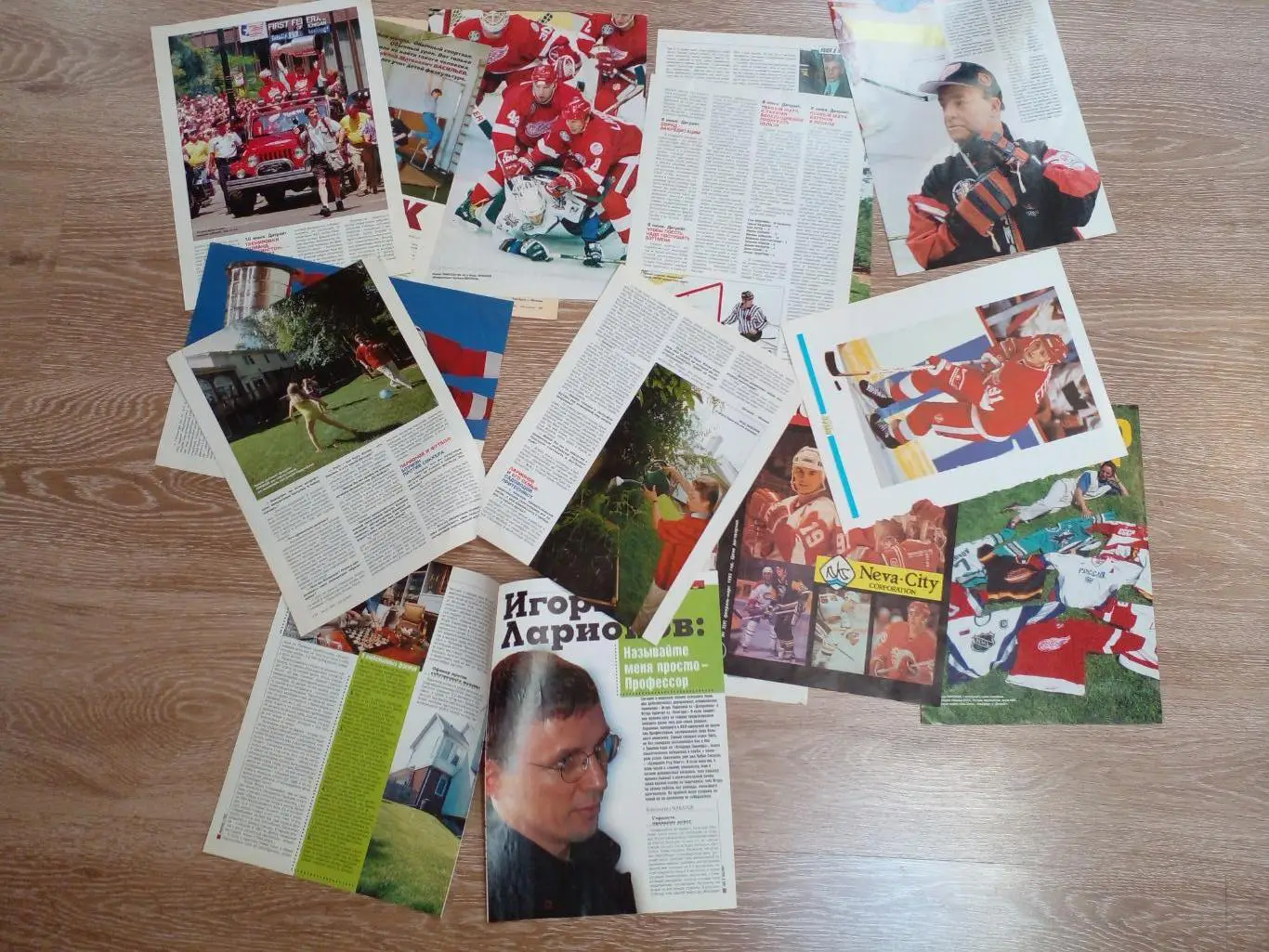 Русская пятерка Детройт Ред Уингз. Подборка из журналов. Федоров Фетисов ....... 1