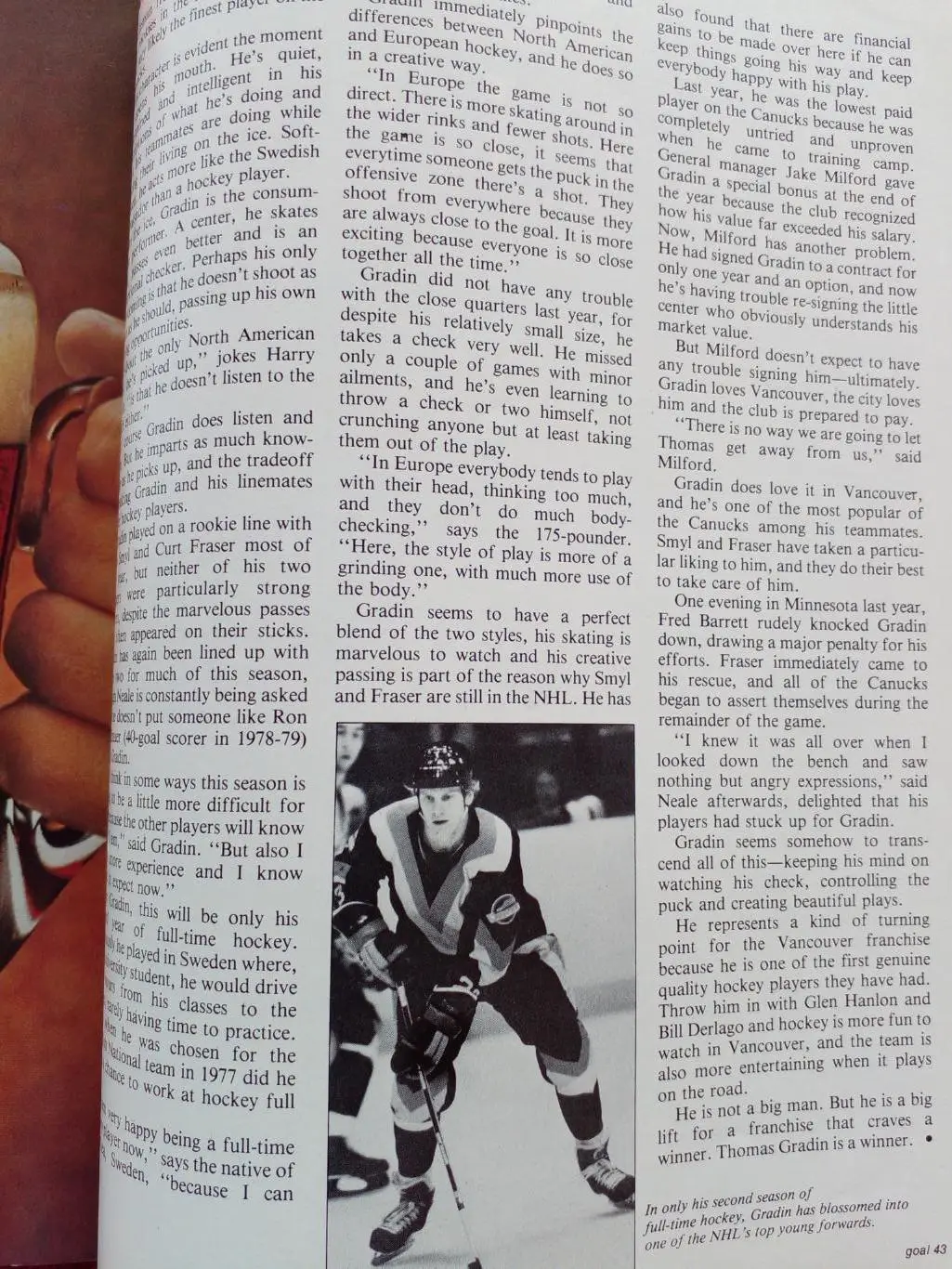 Журнал GOAL Хоккей НХЛ 1979. СССР Хоккей Тихонов Суперсерия 4