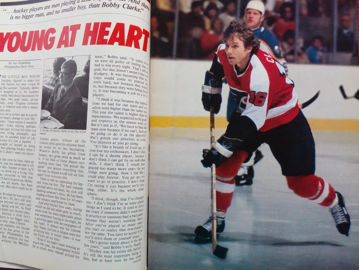 Журнал GOAL Хоккей НХЛ 1980. СССР Хоккей Третьяк. Большой постер Л.Мак-Дональд 2