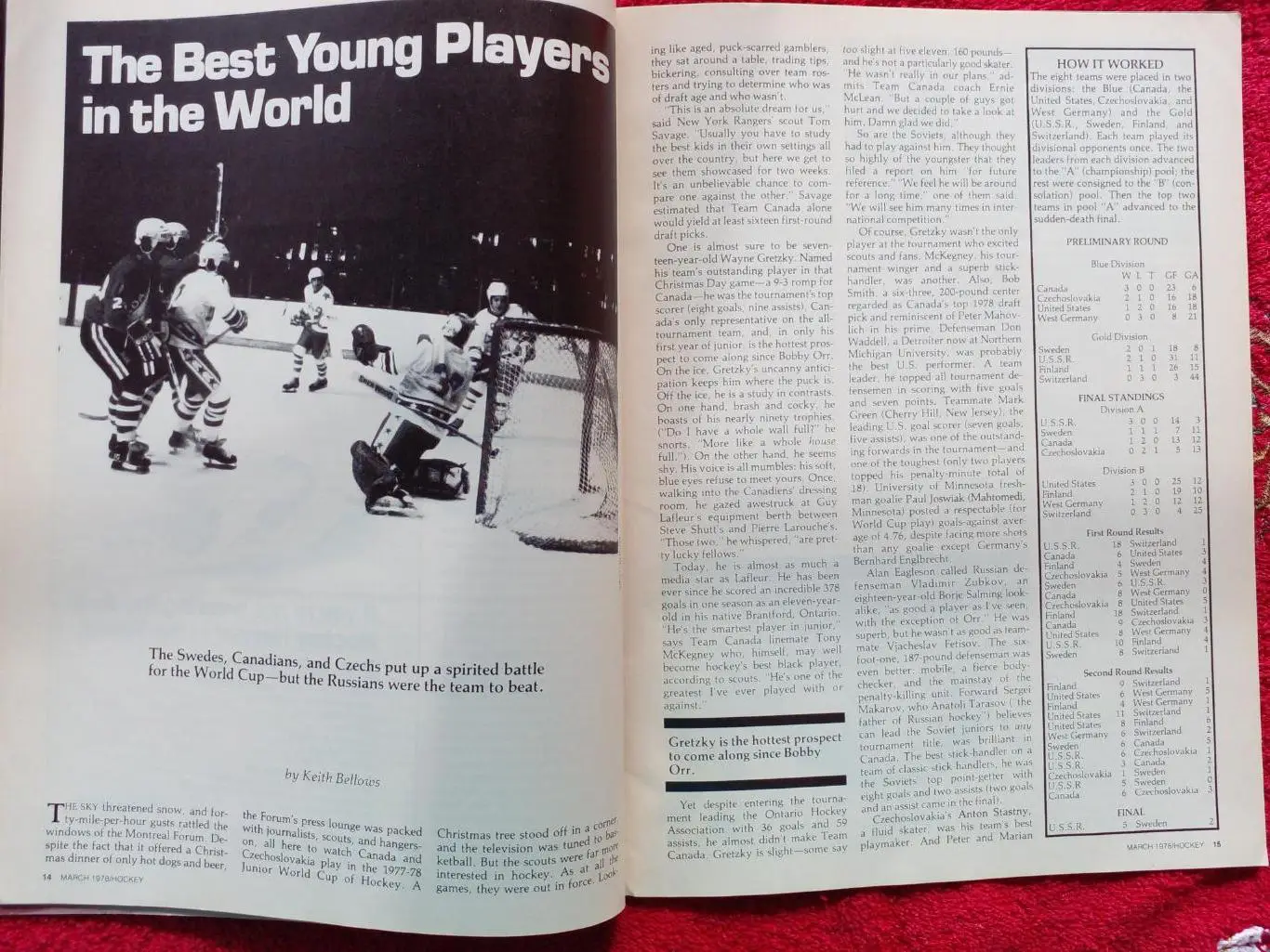 Журнал HOCKEY Хоккей НХЛ 1978. СССР Юниор. Хоккей 2
