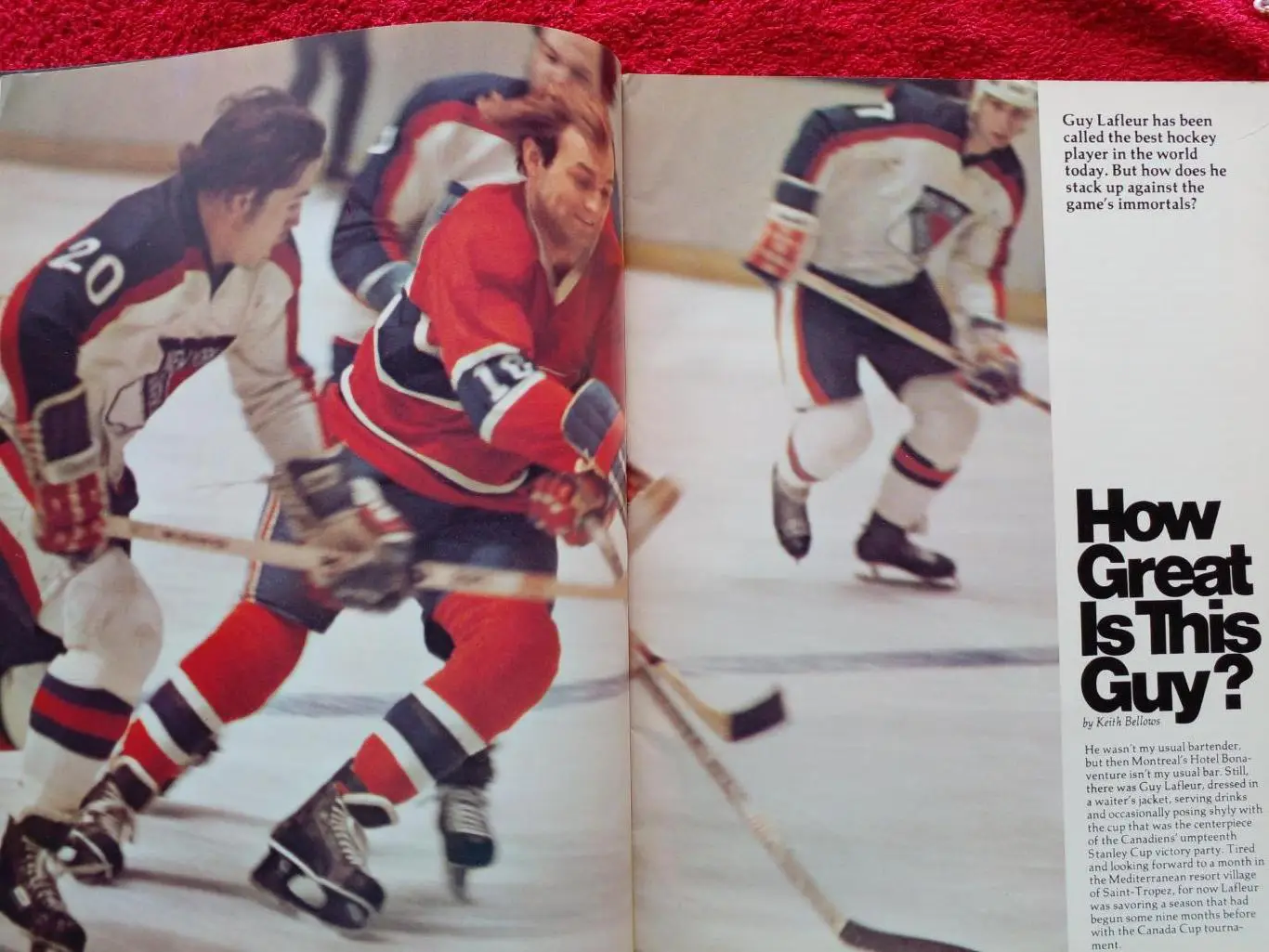 Журнал HOCKEY Хоккей НХЛ 1977. СССР Хоккей Третьяк Лэфлер 1