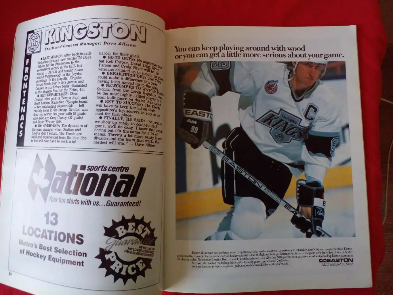 Хоккей Справочник-Ежегодник ONTARIO HOCKEY LEAGUE 1993-94 Канада, США 2