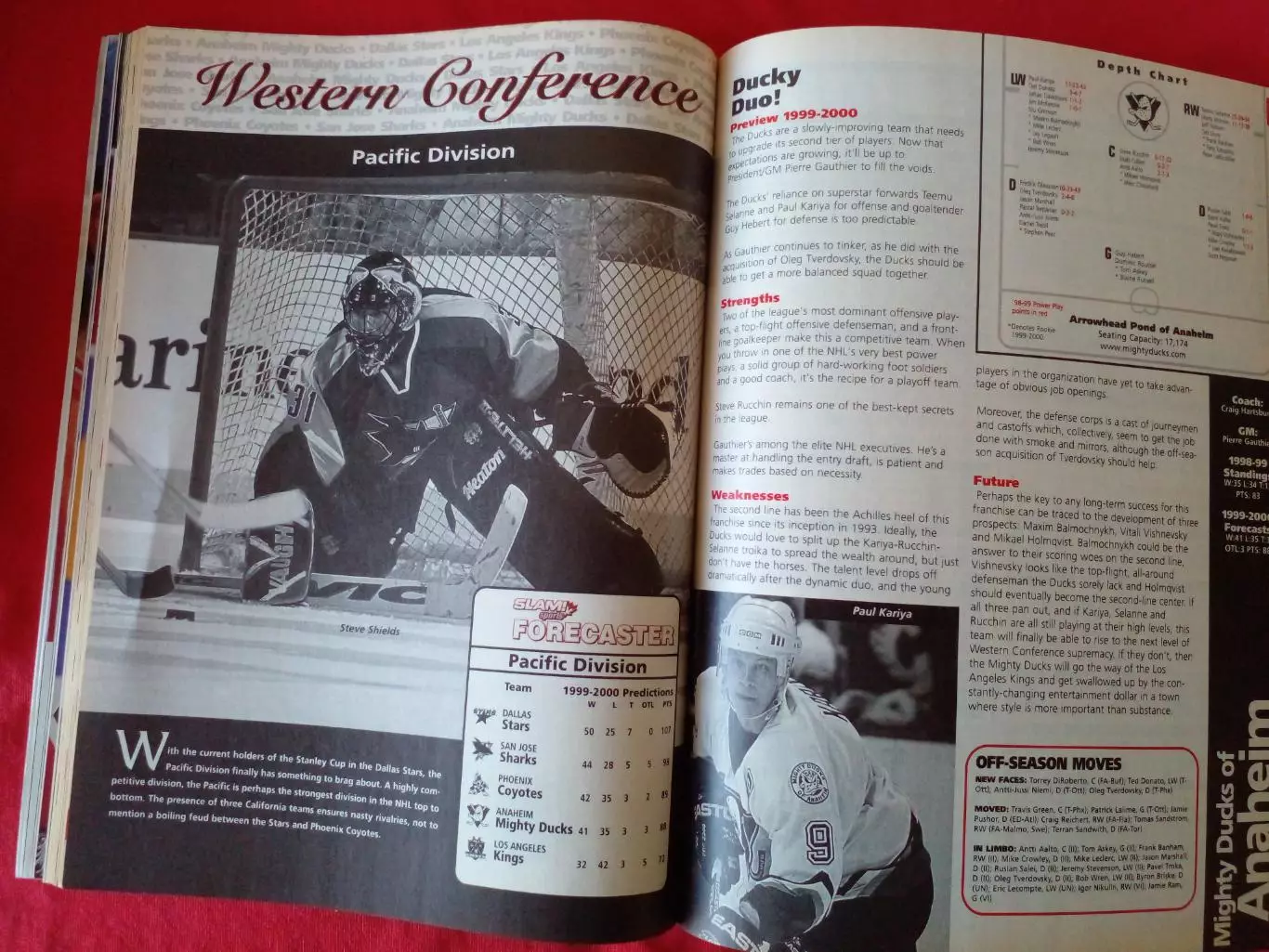 Хоккей Справочник-Ежегодник ..HOCKEY.. НХЛ 1999-2000 Канада, США 4