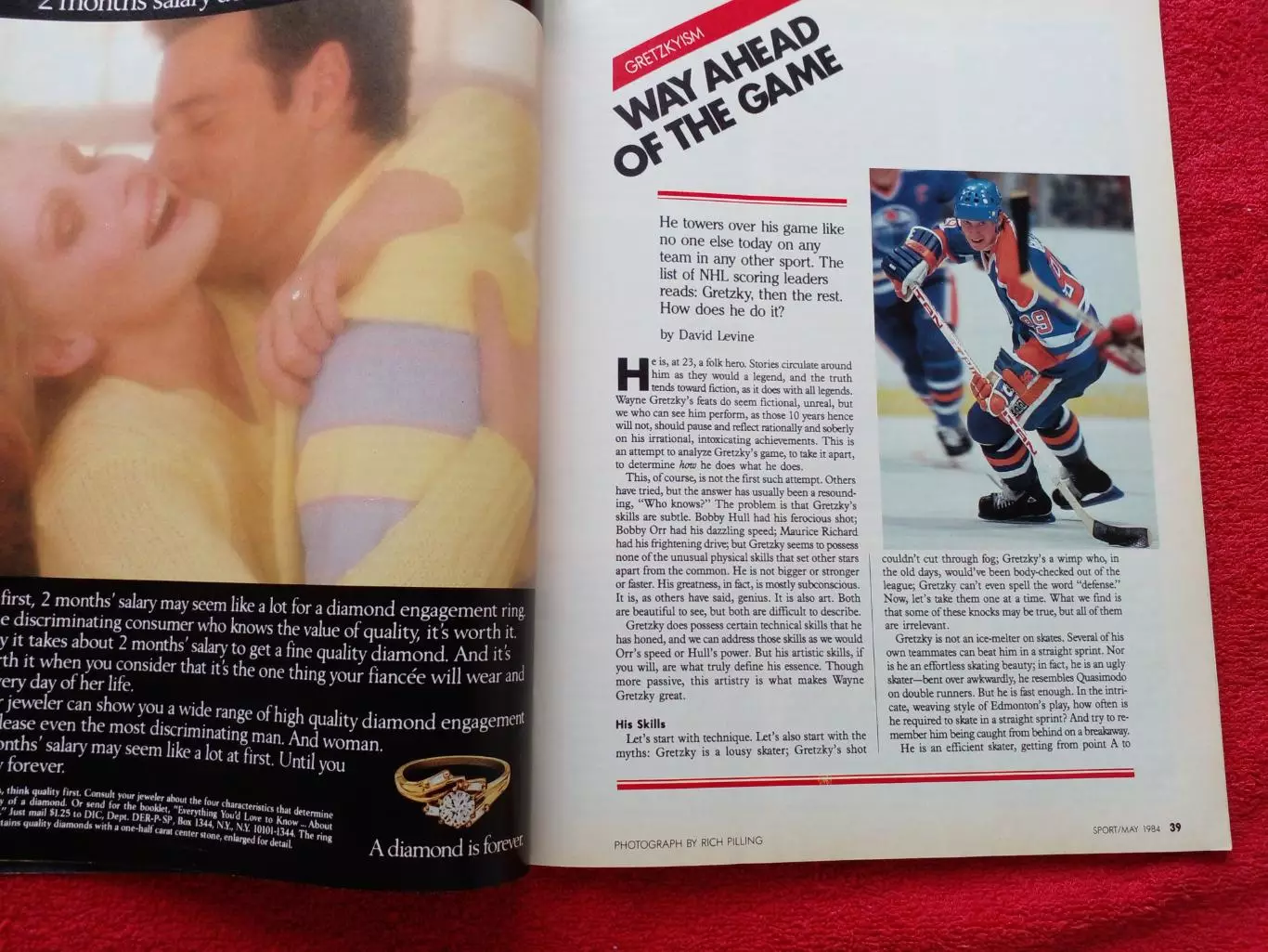 Уэйн Гретцки! Журнал SPORT 1984 Канада США 2