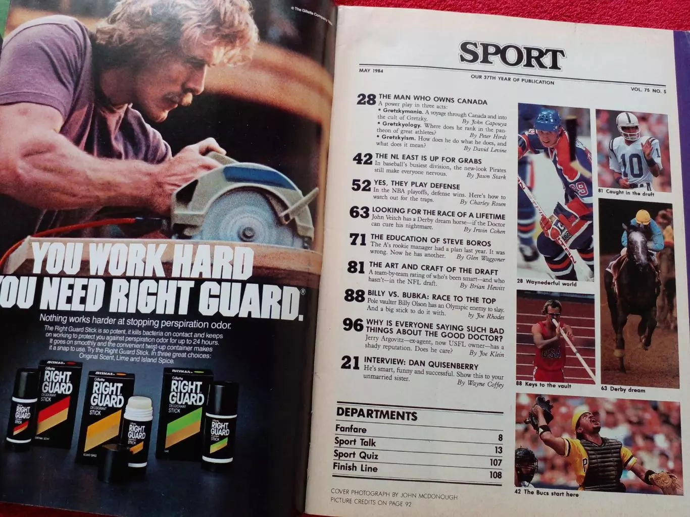 Уэйн Гретцки! Журнал SPORT 1984 Канада США 4