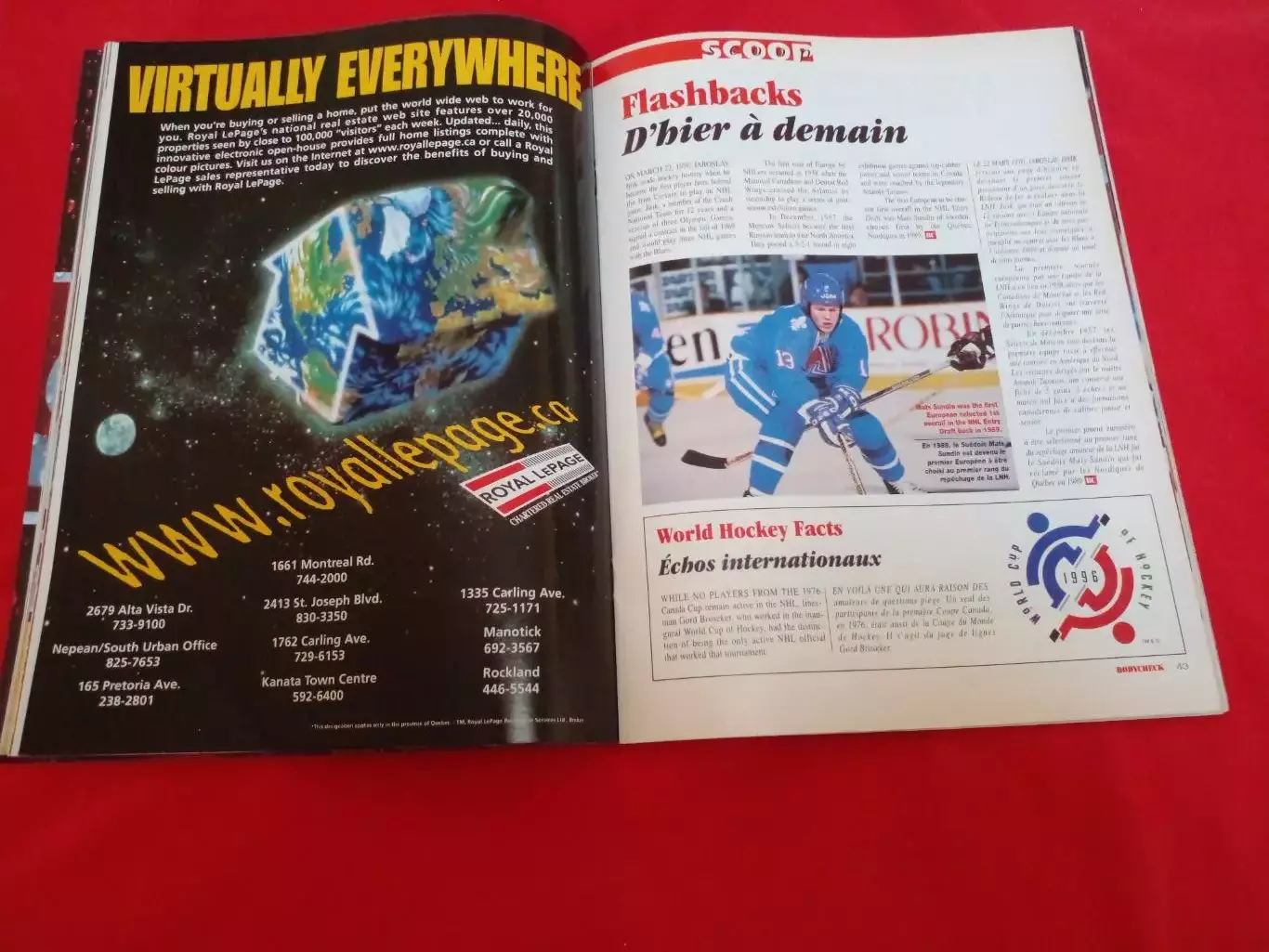 Журнал BODYCHECK Хоккей НХЛ 1996 3