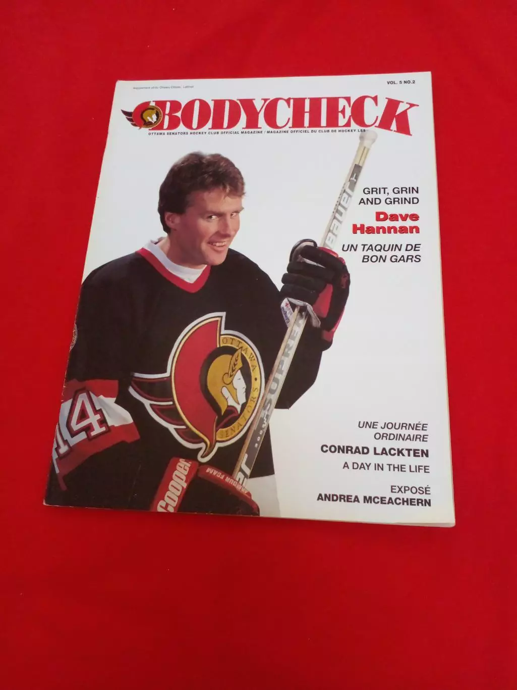 Журнал BODYCHECK Хоккей НХЛ 1996 Дэйв Хэннан