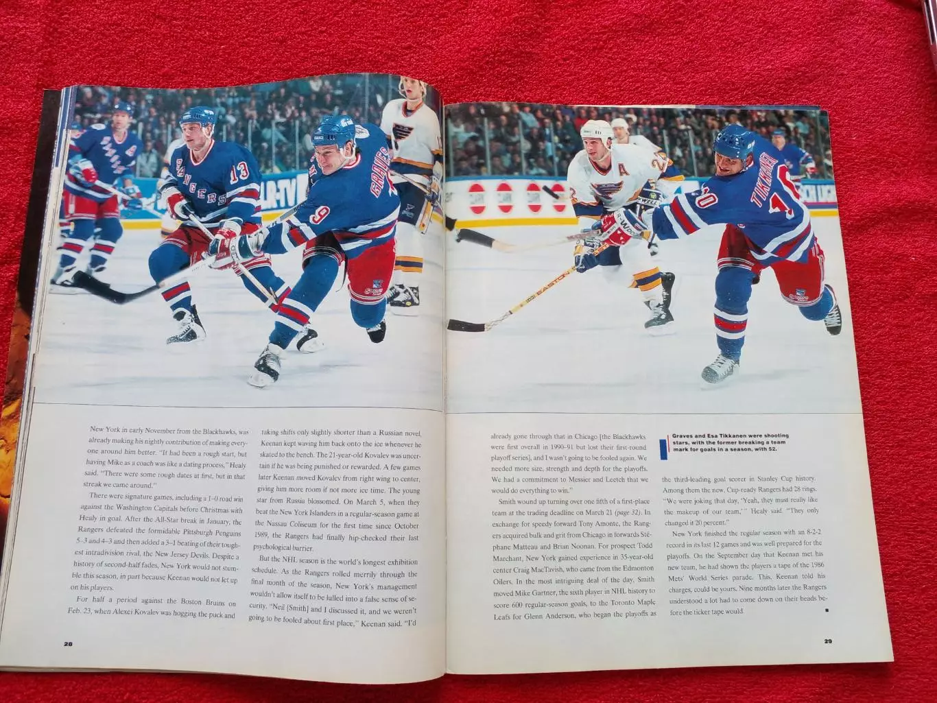 Журнал Sport Illustrated 1994 Хоккей НХЛ Нью-Йорк Рэйнджерс Марк Месье 2