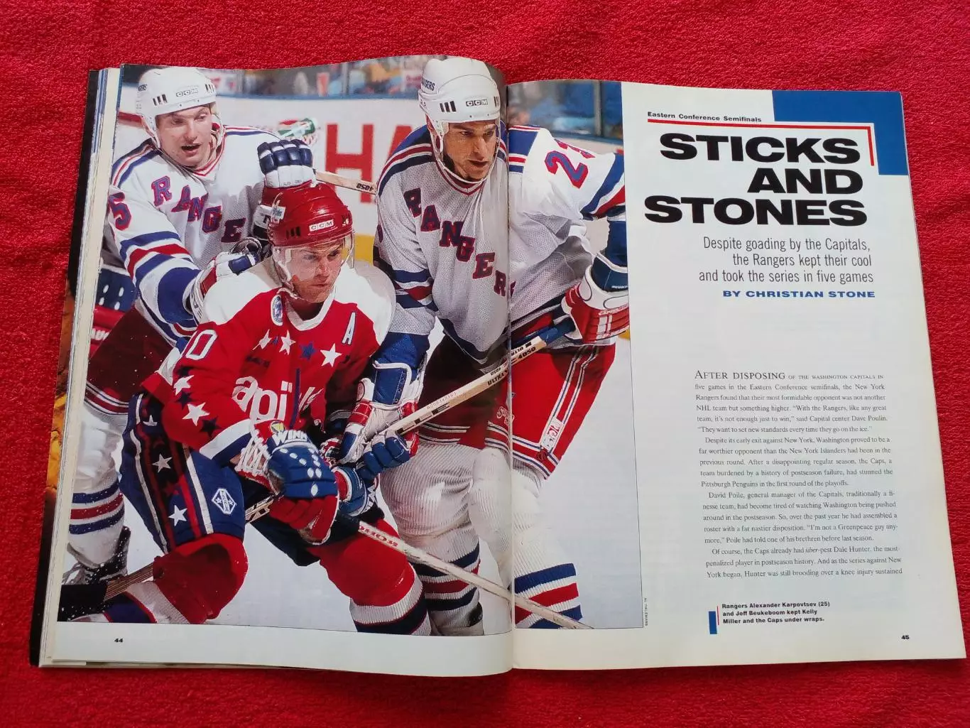 Журнал Sport Illustrated 1994 Хоккей НХЛ Нью-Йорк Рэйнджерс Марк Месье 3