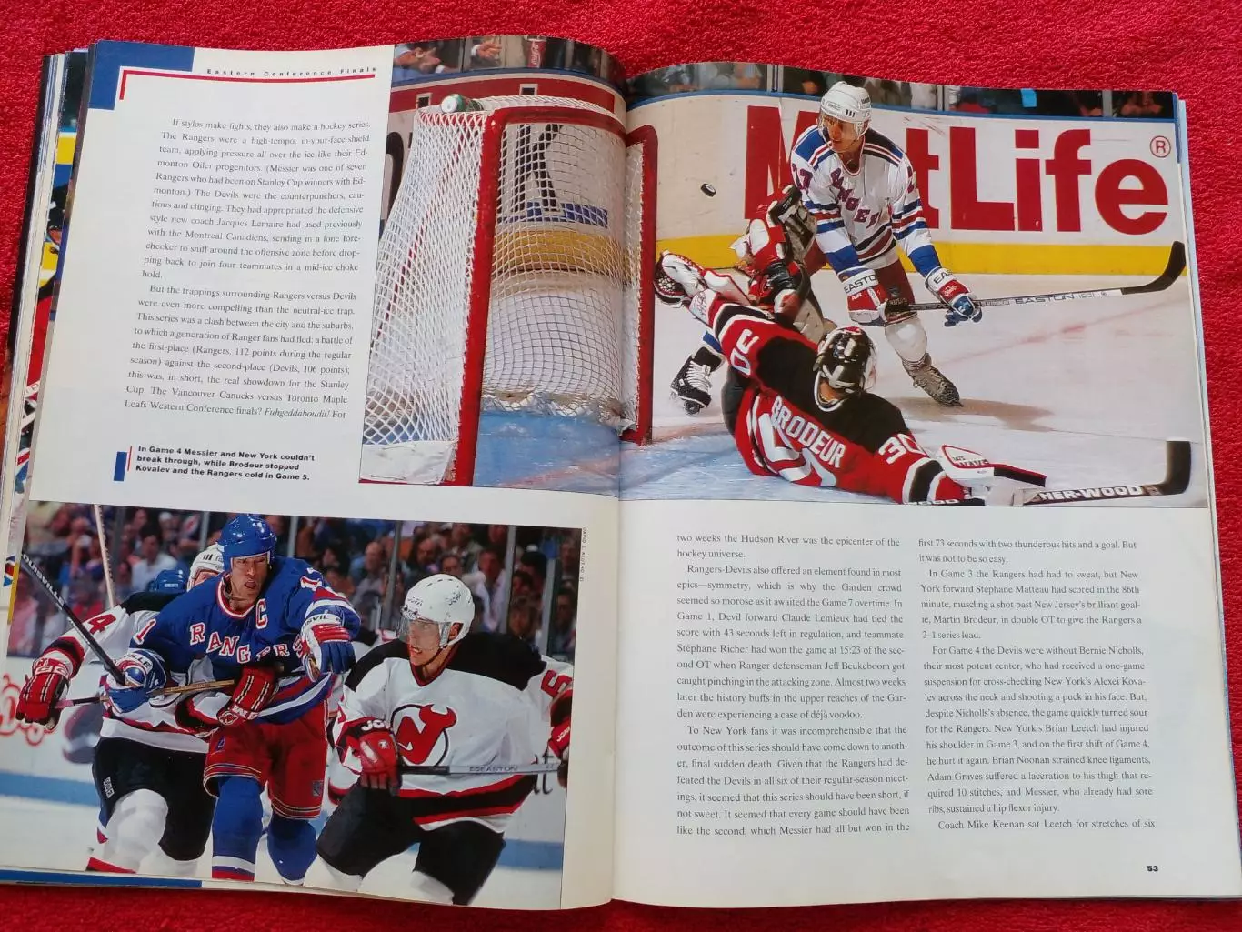 Журнал Sport Illustrated 1994 Хоккей НХЛ Нью-Йорк Рэйнджерс Марк Месье 4