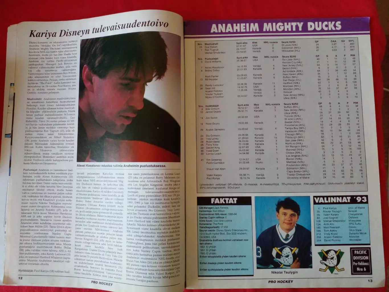 Хоккей Справочник-Ежегодник PRO HOCKEY НХЛ 1993-94 1