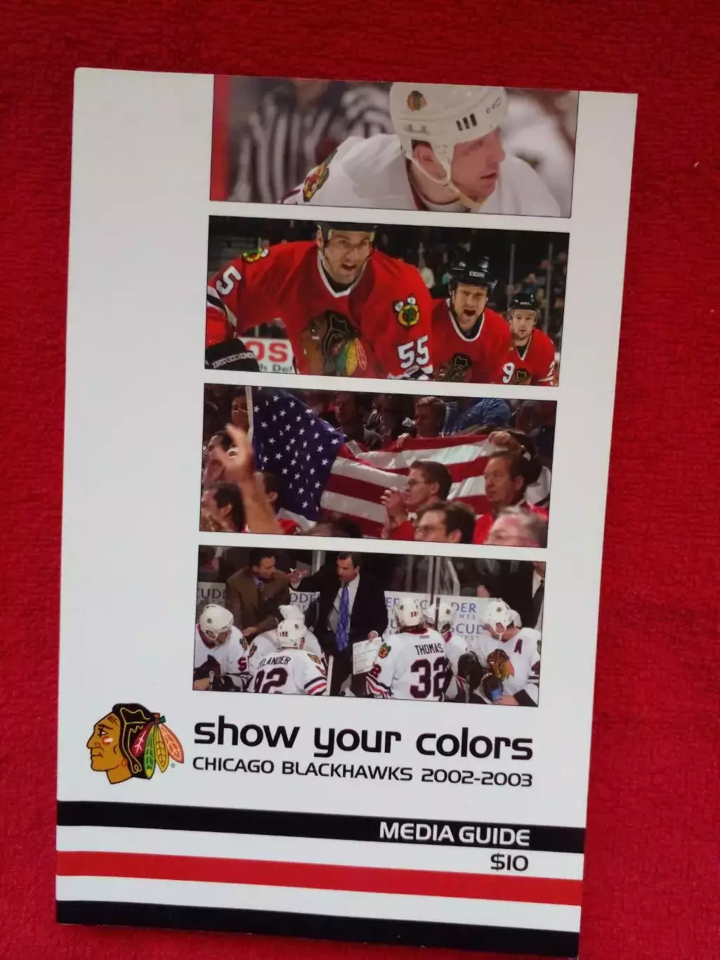 Клубный справочник Чикаго Блэк Хоукс 2002-03 Хоккей НХЛ