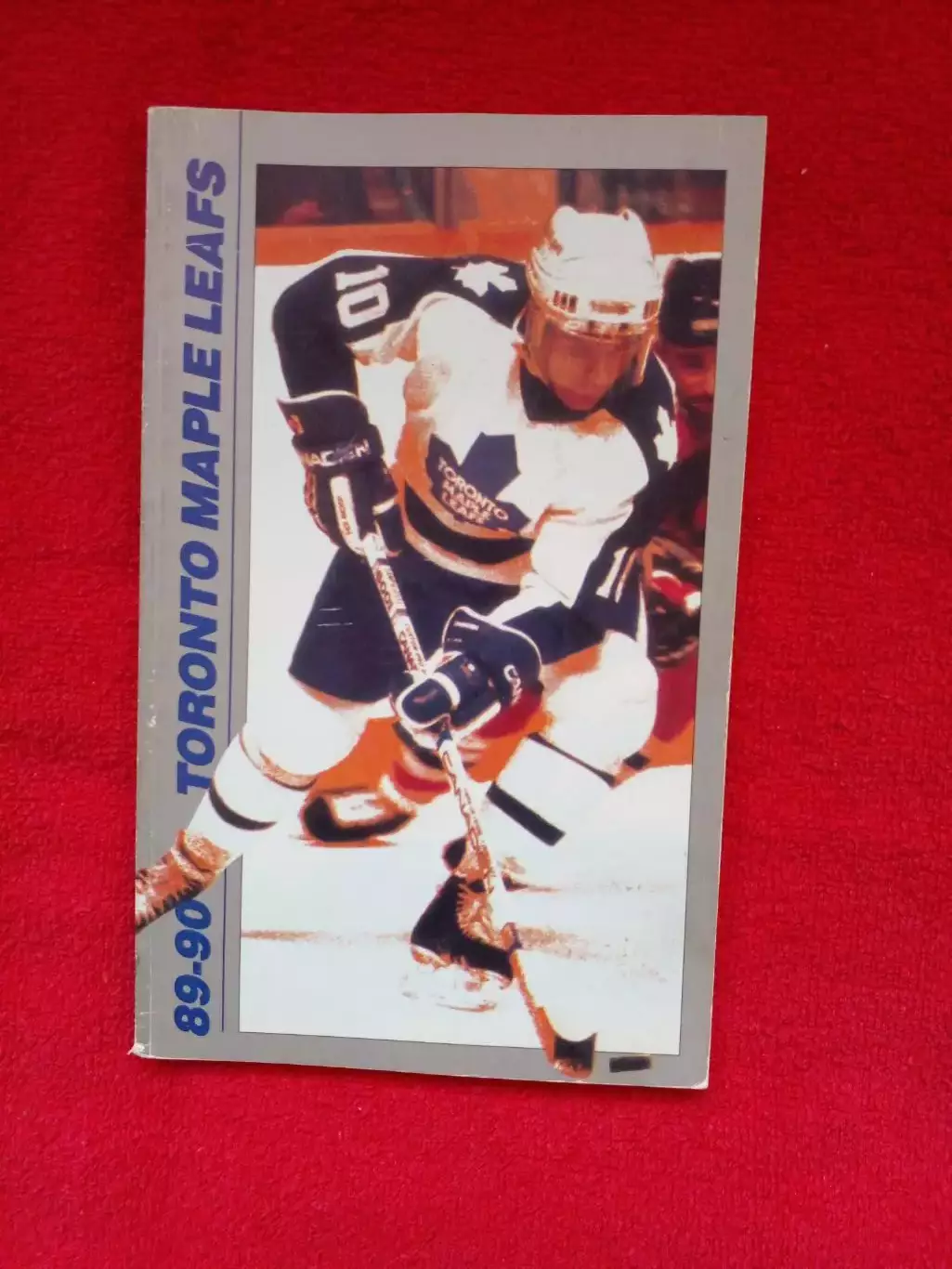 Клубный справочник Торонто Мэйпл Лифз 1989-90 Хоккей НХЛ