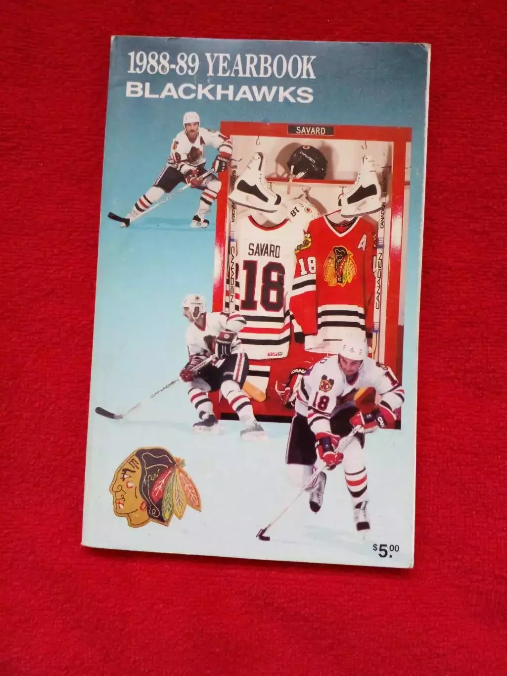 Клубный справочник Чикаго Блэк Хоукс 1988-89 Хоккей НХЛ