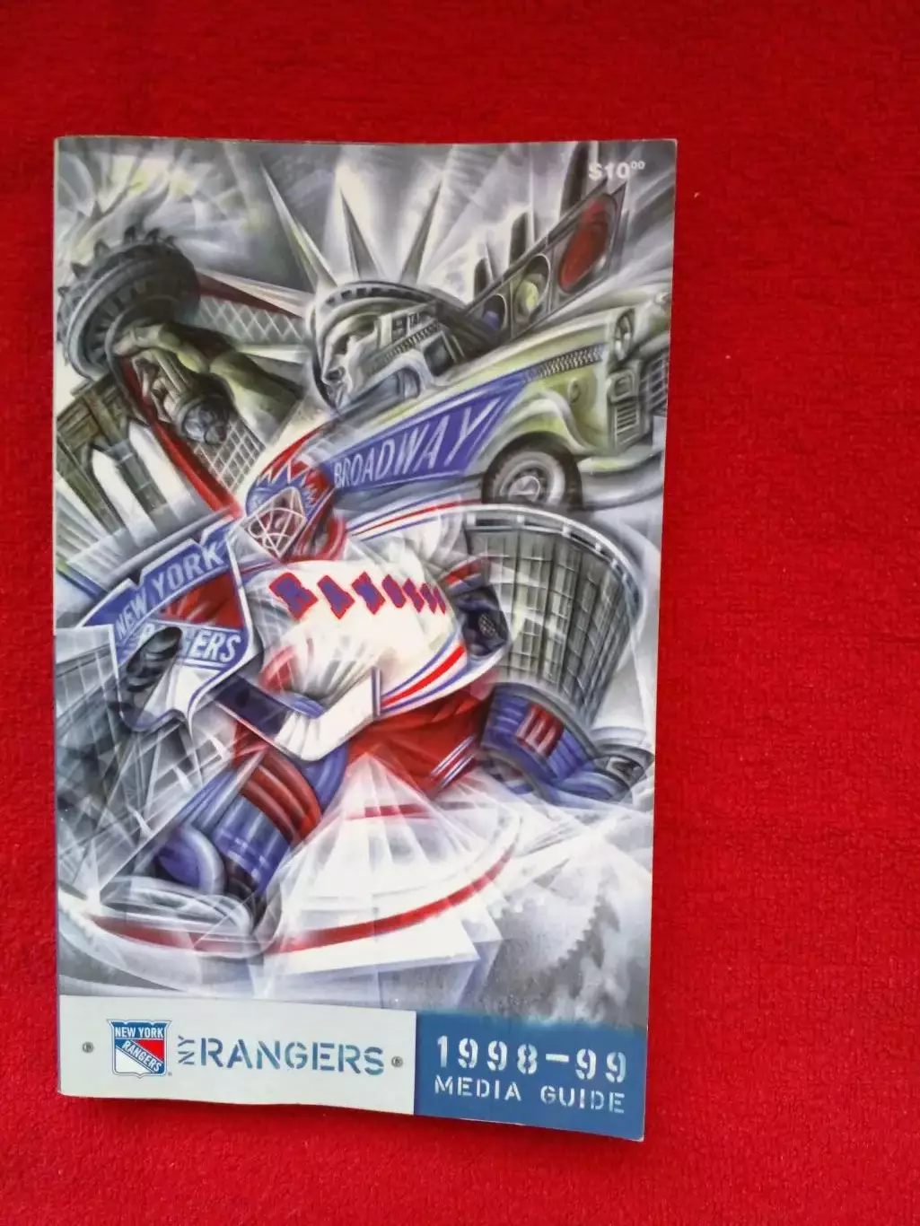 Клубный справочник Нью-Йорк Рэйнджерс 1998-99 Хоккей НХЛ